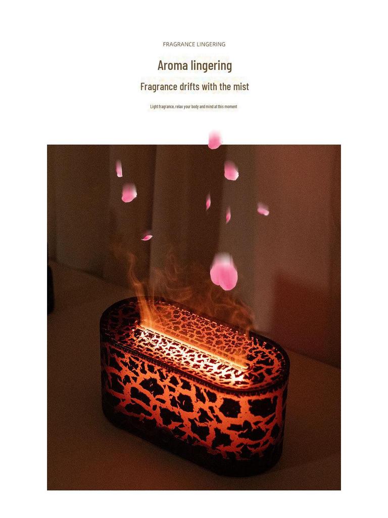 USB Aromatherapy Diffuser: Creative Cross-Border Humidifier with Colorful Light & Essential Oil Compatibility
