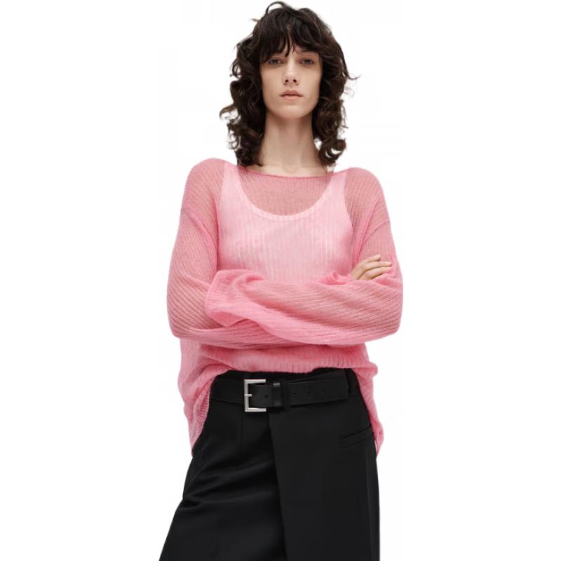 MO&Co. Mohair Blend Knit Two-Piece Set