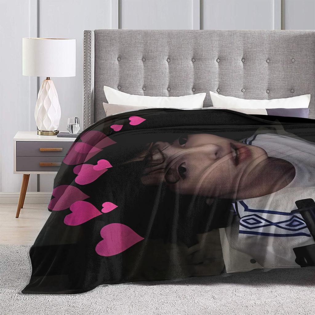 Finn Wolfhard Weiche Decke Junge Mädchen Plüsch Bettwäsche Überwürfe Ästhetisches Schlafzimmer Flanell Tagesdecke Sofabettbezug