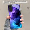 Hot orange gold color For Samsung Galaxy S20 S21 S22 S23 Plus S24 FE S25 Ultra S26 Edge S25+ S20+ S22+ Black Glass Phone Case