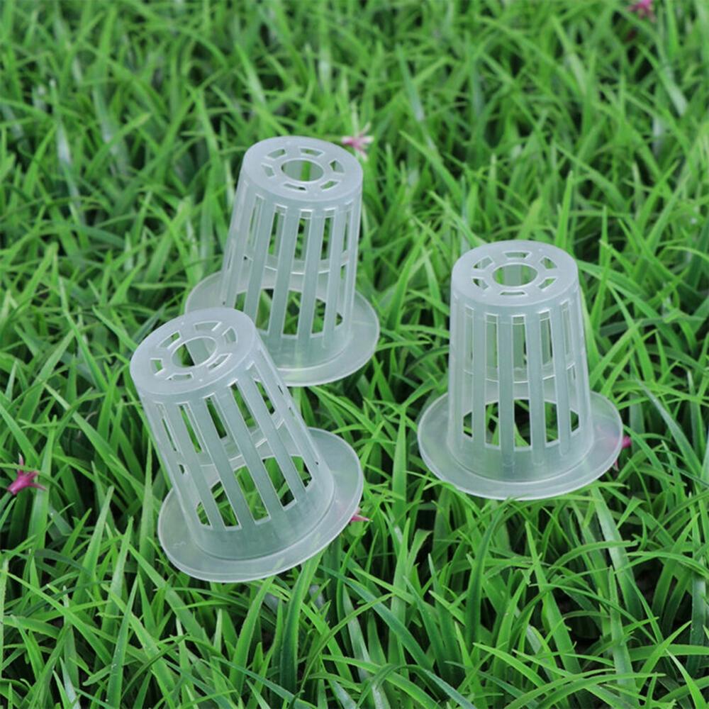 Plastic Vegetable Net Cups Vegetable Net Cup Slotted Mesh Soilless Culture