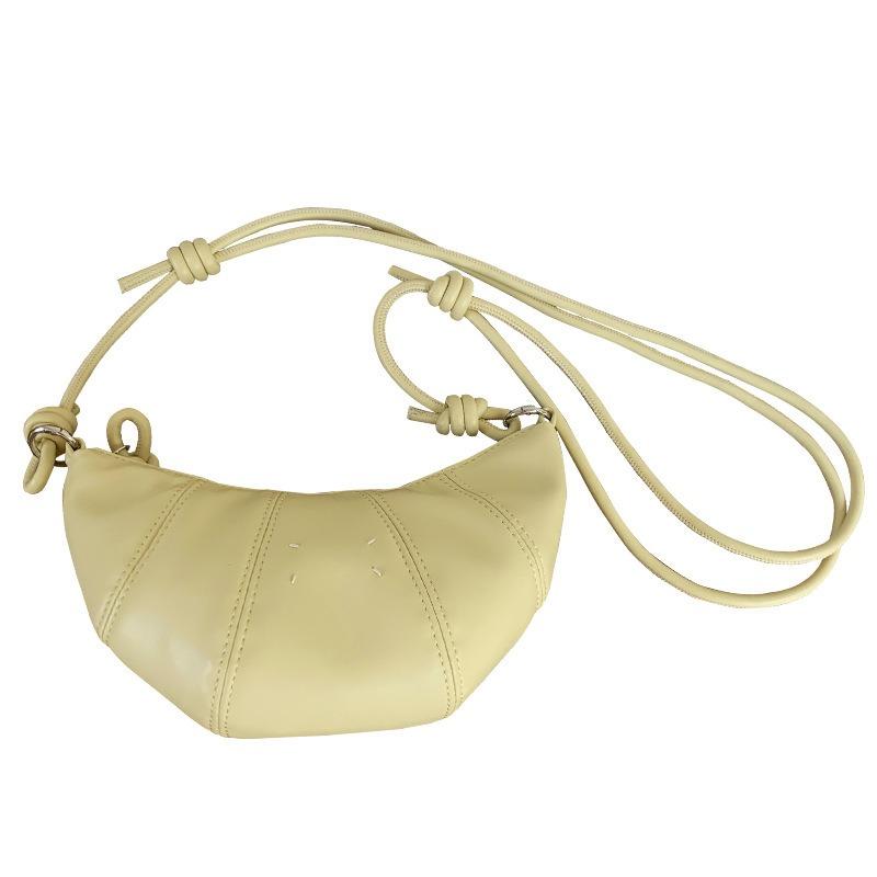 New simple messenger mini croissant, casual versatile and lightweight dumpling bag satchel women's bag