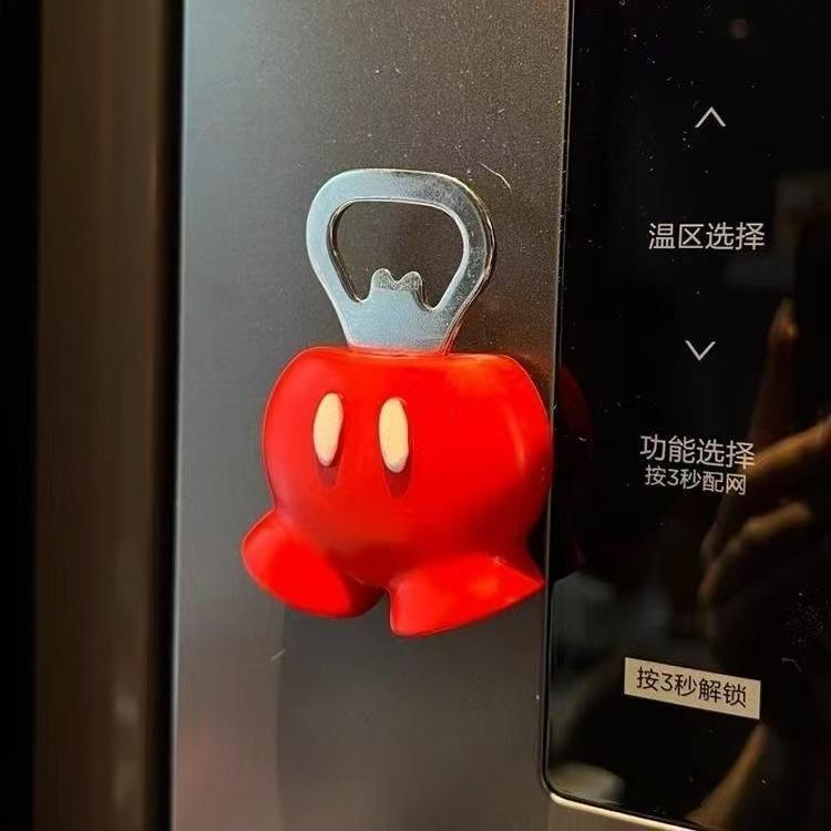 Cute Mickey Mouse Magnetic Fridge Magnet Bottle Opener For Beer Wine Cans Creative Home Bar Decor Kitchen Gadget Accessory
