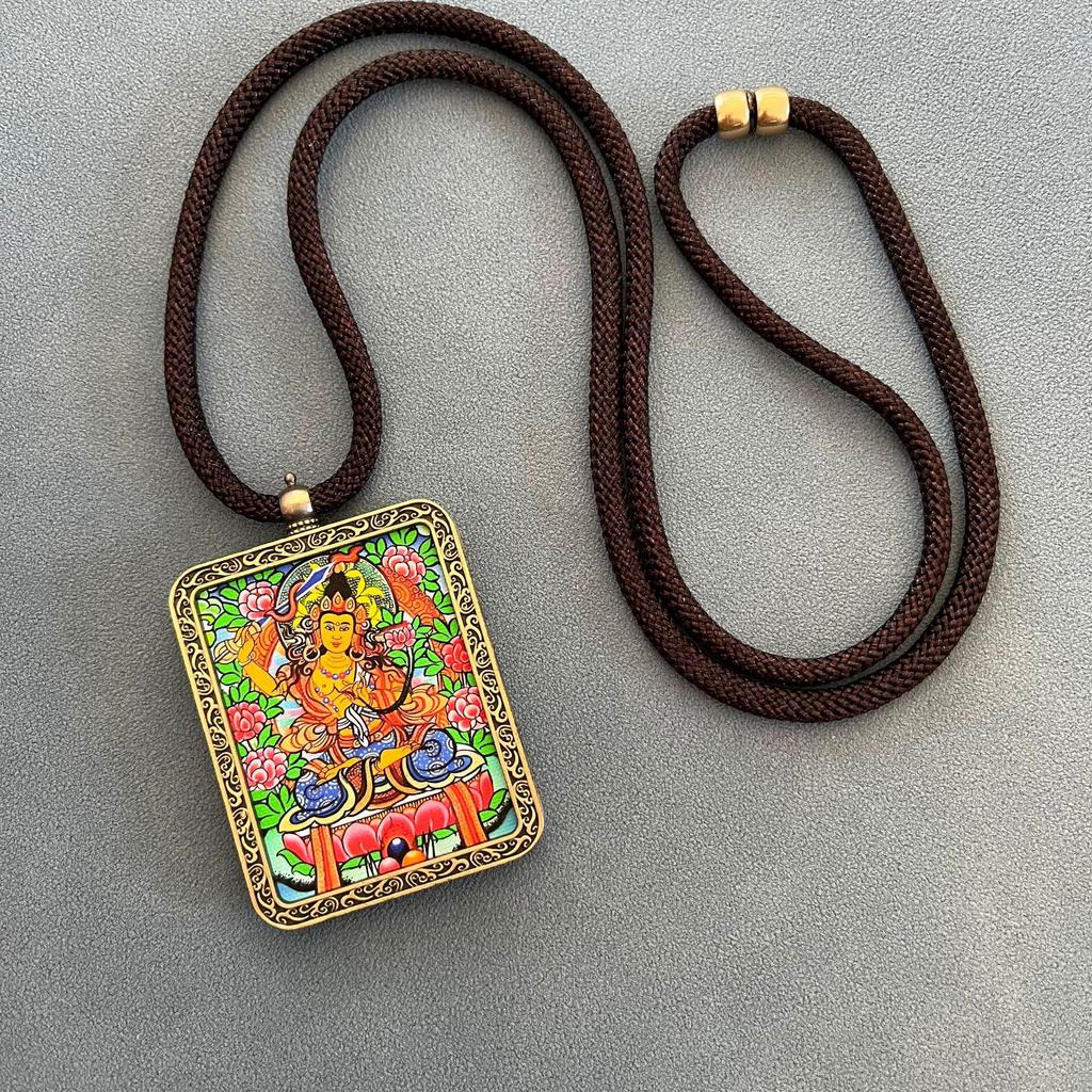 Twelve Zodiac Guardians Thangka Sweater Pendant - Buddhist Souvenirs