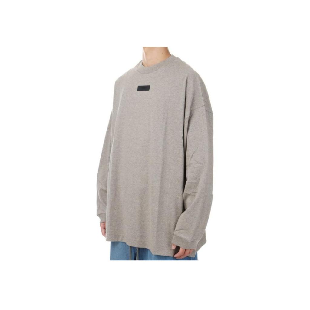 Fear of God Essentials Langarm-T-Shirt Hellgrau Herren Oberteile 125SU244201F