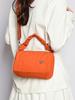 Nylon Boston Shoulder Bag With Zipper Closure For Daily Use