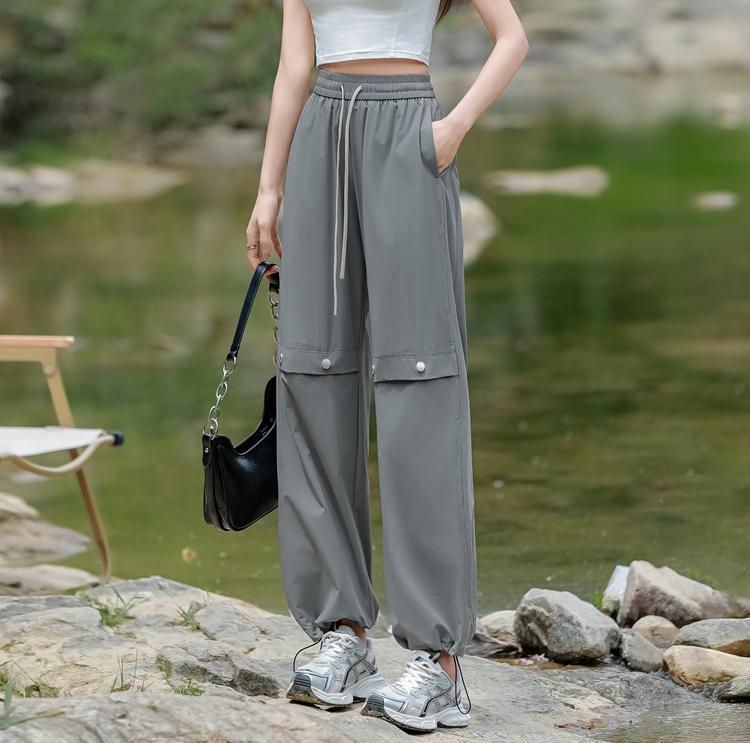 Women's Summer Windproof & Waterproof Hiking Pants - Ice Silk Casual Trekking & Camping Sportswear