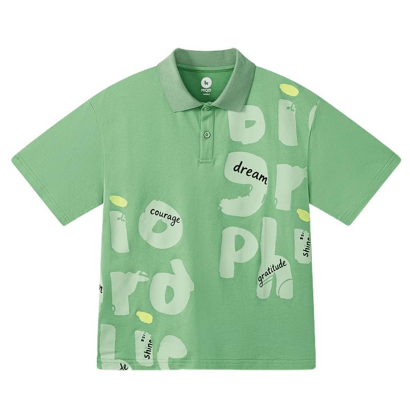 MQD Boys' Pure Cotton Beach Polo Shirt