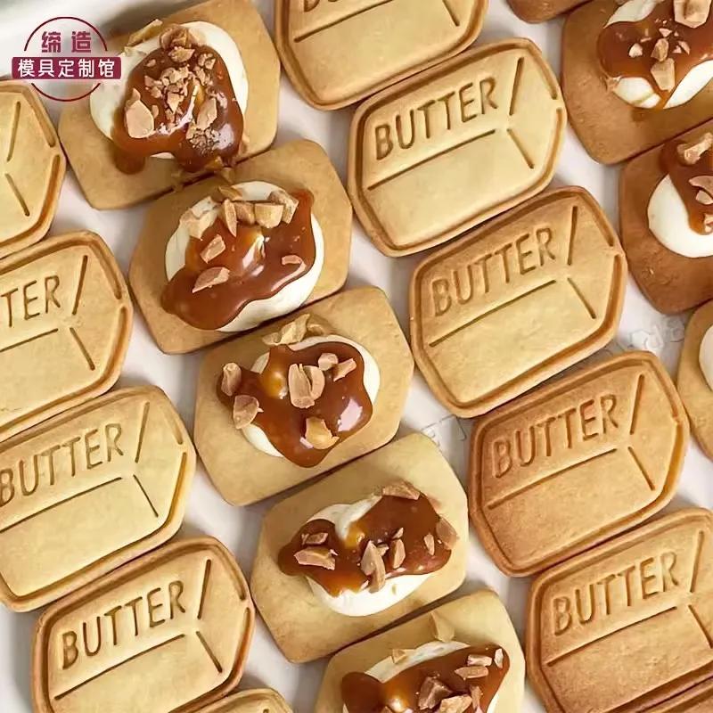 New Jam Sandwich Flowers Cookie Cutter 3D Birthday Biscuit Molds Pressable Fondant Stamp New Year Cakes Decor Baking Supplies