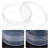 Transparent Circular Box With Cover Cosmetics Puff Storage Box Beauty Face Care Tool Makeup Case Travel Accessories Container