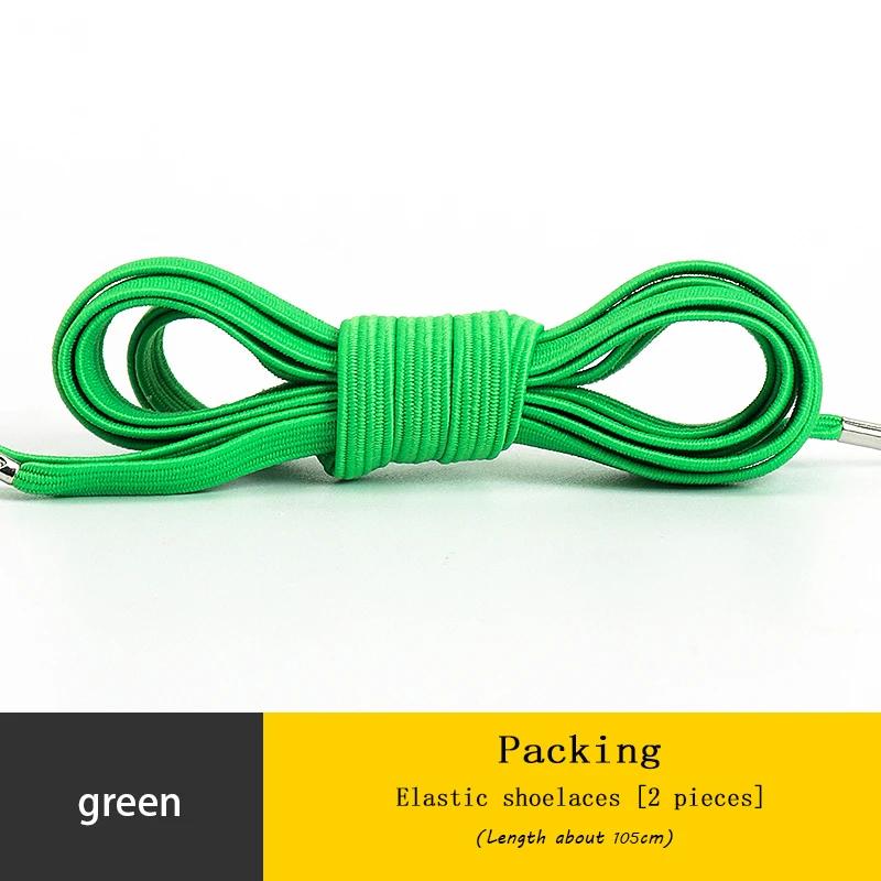 Elastic Sneakers Flat Shoelaces for Shoes AF1 Metal Head Shoe Laces Women Man Shoelace Shoes Accessories Cordones Apatillas