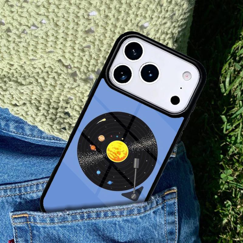 Space Planets Solar System soft Phone Case For iPhone 17 AIR 16 Pro Max 15 14 Pro 11 12 13 Shockproof Silicone Cover