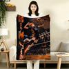 Haikyu Anime Print Flannel Blanket High Quality Warm Comfortable Cover for All Seasons Perfect for Gifts Home Decor