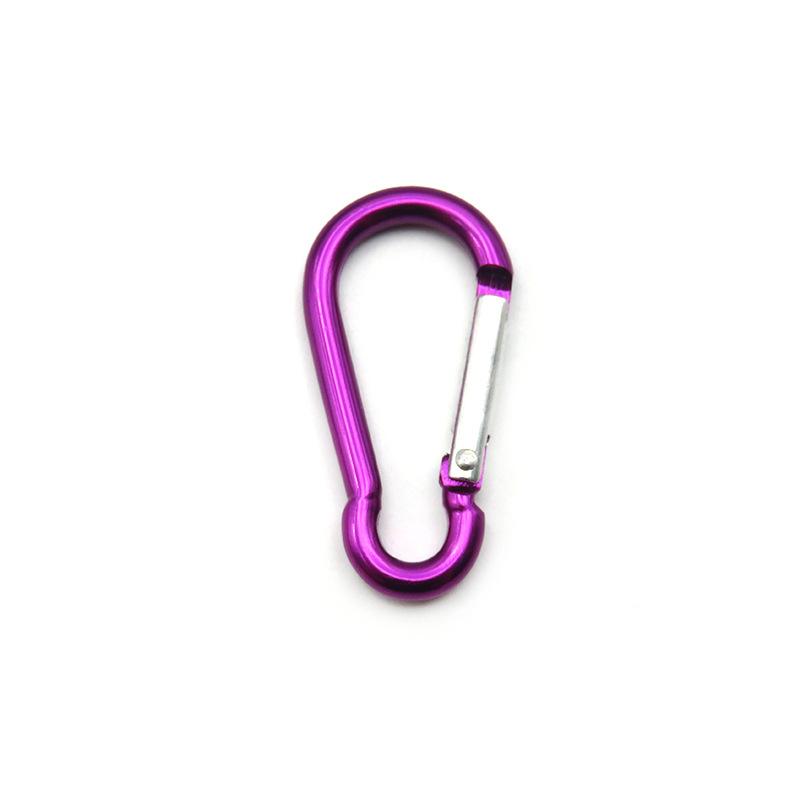 1/11/11pcs Aluminum Carabiner Key Chain Clip Outdoor Camping Keyring Snap Hook Water Bottle Buckle Kit Climbing Accessories