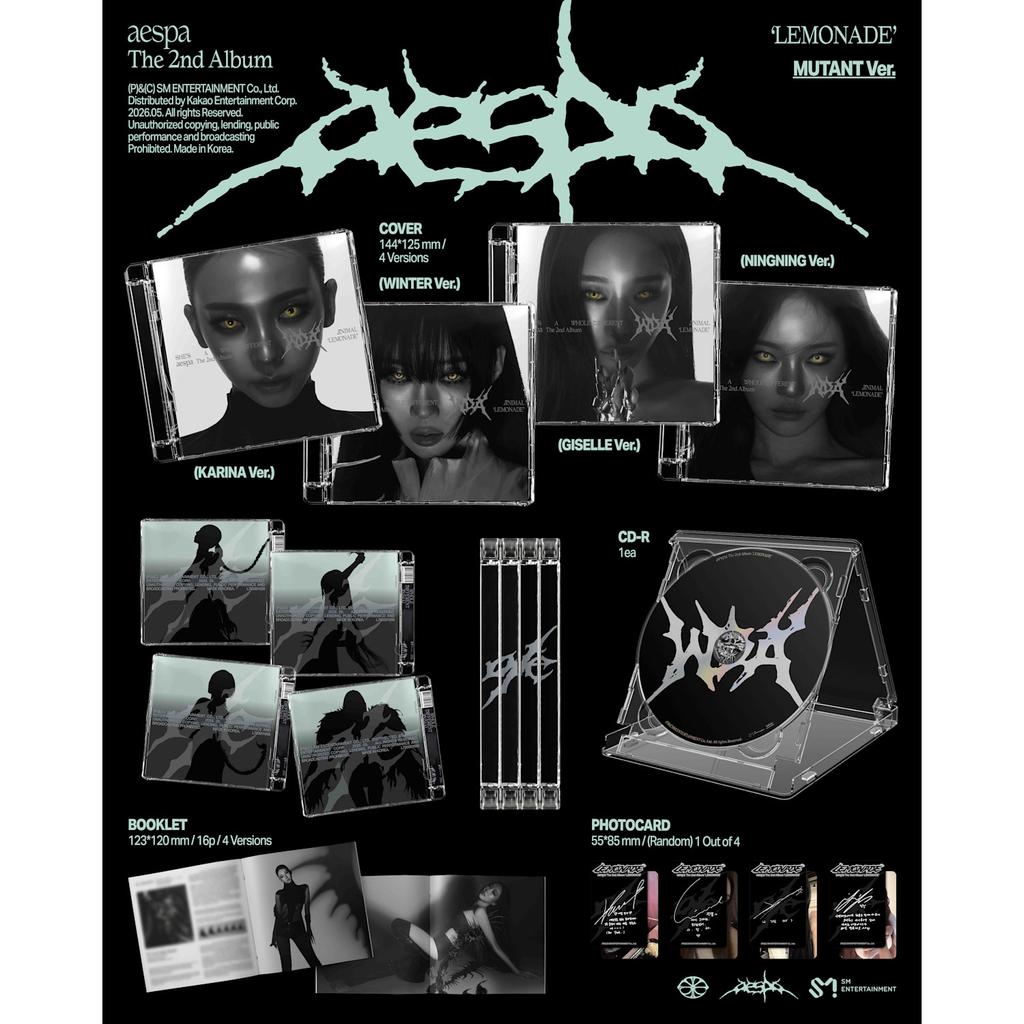 [En Stock] Aespa 2 [Lemonade] (Ver. Mutante)
