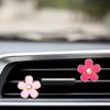 6PCS Daisy Flower Air Vent Clip Car Air Conditioning Outlet Clip Car Air Freshener Clip Car Interior Decor Accessories for Women