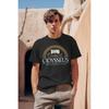 'S & 'S Greek Odyssey Ulysses T-Shirt - Greek Key & Odyssey Map Design, Black & Golden Lettering, Casual Fit, Unisex Male & Female Apparel