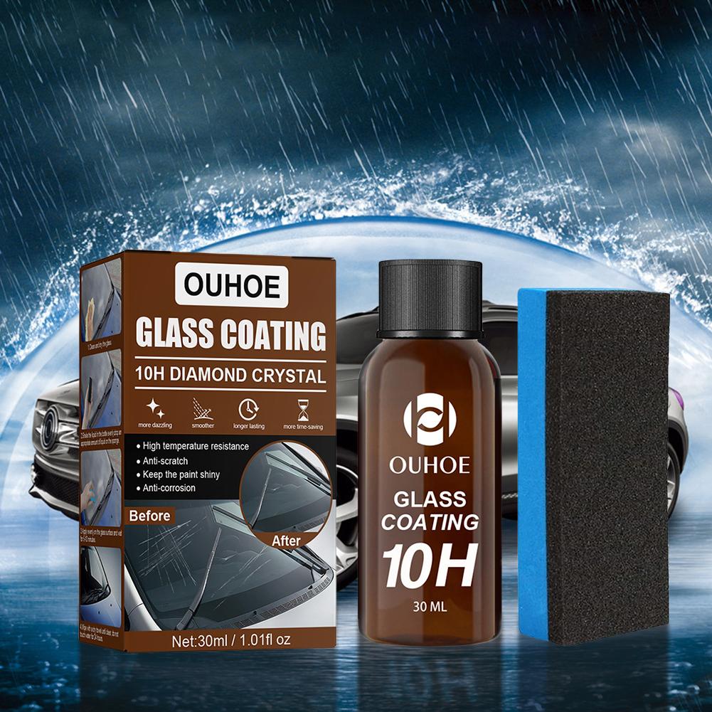 30ml Car Glass Coating Glass Waterproof Dustproof Agent Anti-Scratch Hydrophobic Car Polish High Protection Car Shield Coating