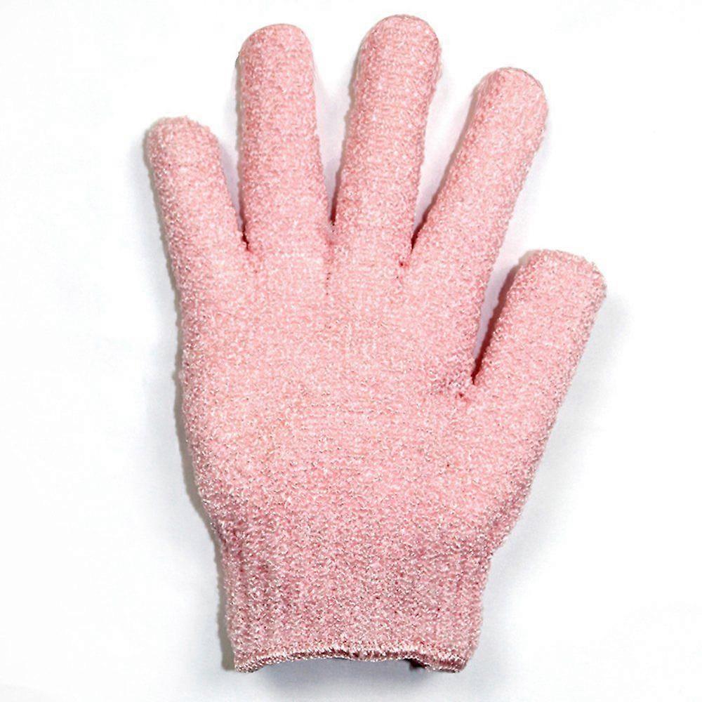 2 Pair Exfoliating Body Gloves Bath Scrub Wash Mitts Skin Massage Sponge Towel Deep Cleansing Dead Skin Brush Scrub Luxury Spa Heavy Loofah With Lanya