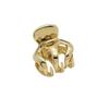 Metal Shark Electroplated Hair Claw Clip - High Quality Braiding Accessory for Girls