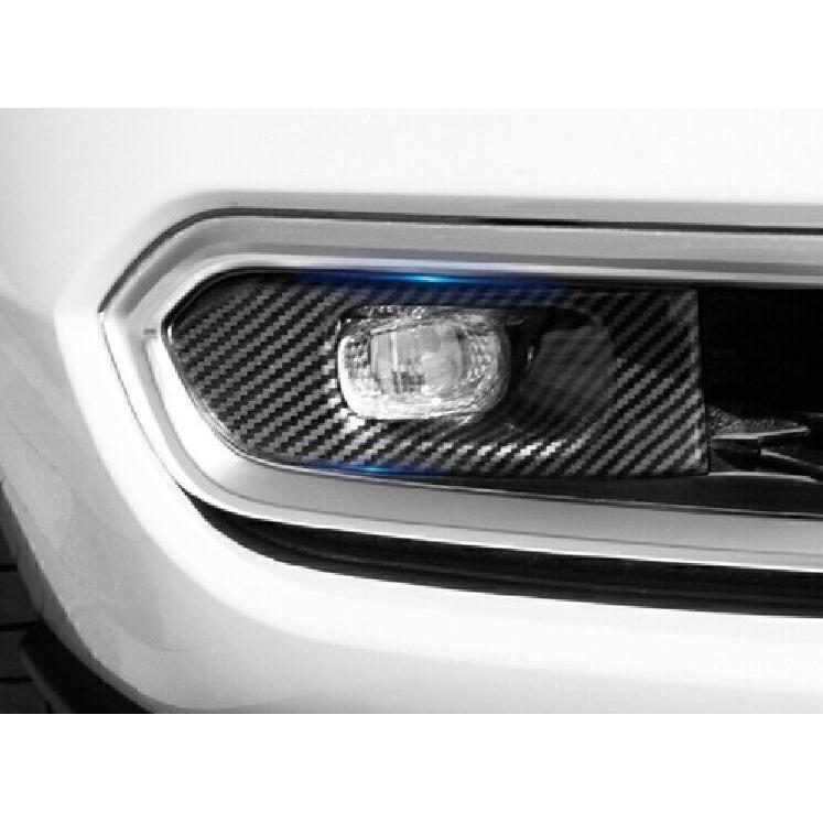 For Toyota Sienna 2021-2025 ABS Carbon Fiber Front Fog Light Eyelid Molding Trim