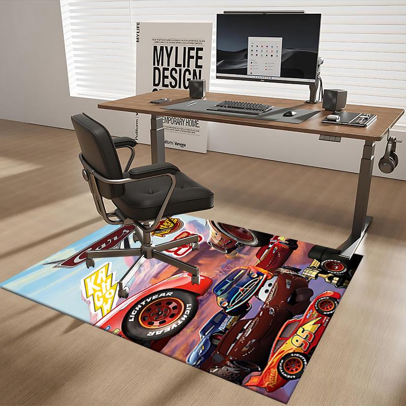 1pc Cars Movie Poster Artwork Carpet Rug for Bedroom Living Room Decor Sofa Home Game Area Rug Non-slip Floor Mat. D073003