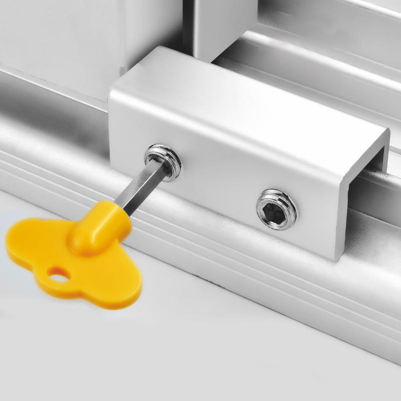 Window Safety Lock Buckle Double Hole Inner Diameter 16mm Non Perforated Anti-theft Lock Safety Protection Locks