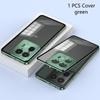 Aluminium Alloy Metal Frame Case For Motorola Edge 50 Ultra Case Matte transparent Acrylic Back Cover For Moto X50 Ultra Bumper