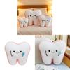 Creative Tooth Plush Pillow With Soft Pp Cotton For Kids Comfort And Dental Care Gift