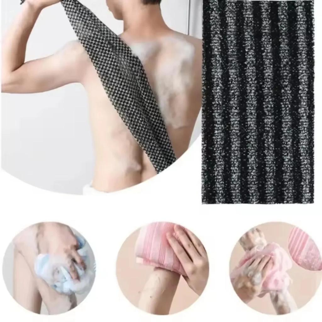 Japanisches Peeling-Badetuch Ultralanger Duschschrubber für den Rücken Antibakterieller Schaumwaschlappen Mehrfachverwendung für Dusche Hautpflege