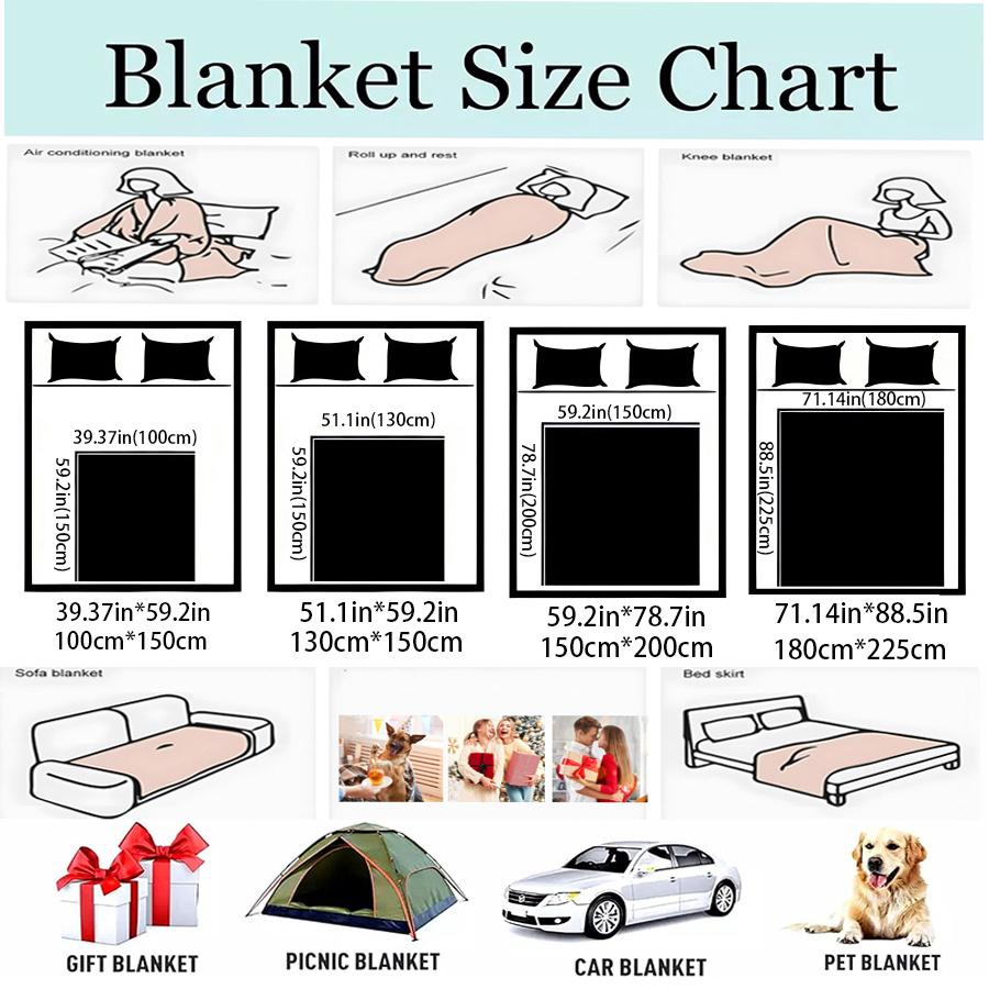 Tropical Hawaiian Hibiscus Pattern Blanket Sofa Bed Travel Camping Living Room Office Conditioning Blanket for All Seasons Gifts