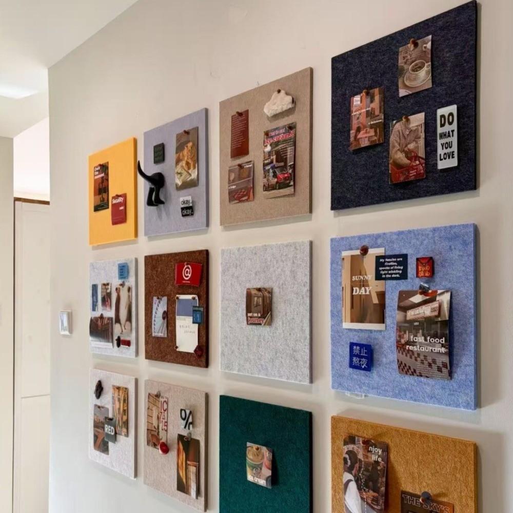 DIY Felt Board No-drill Message Board Gifts Photo Wall Display Sticker