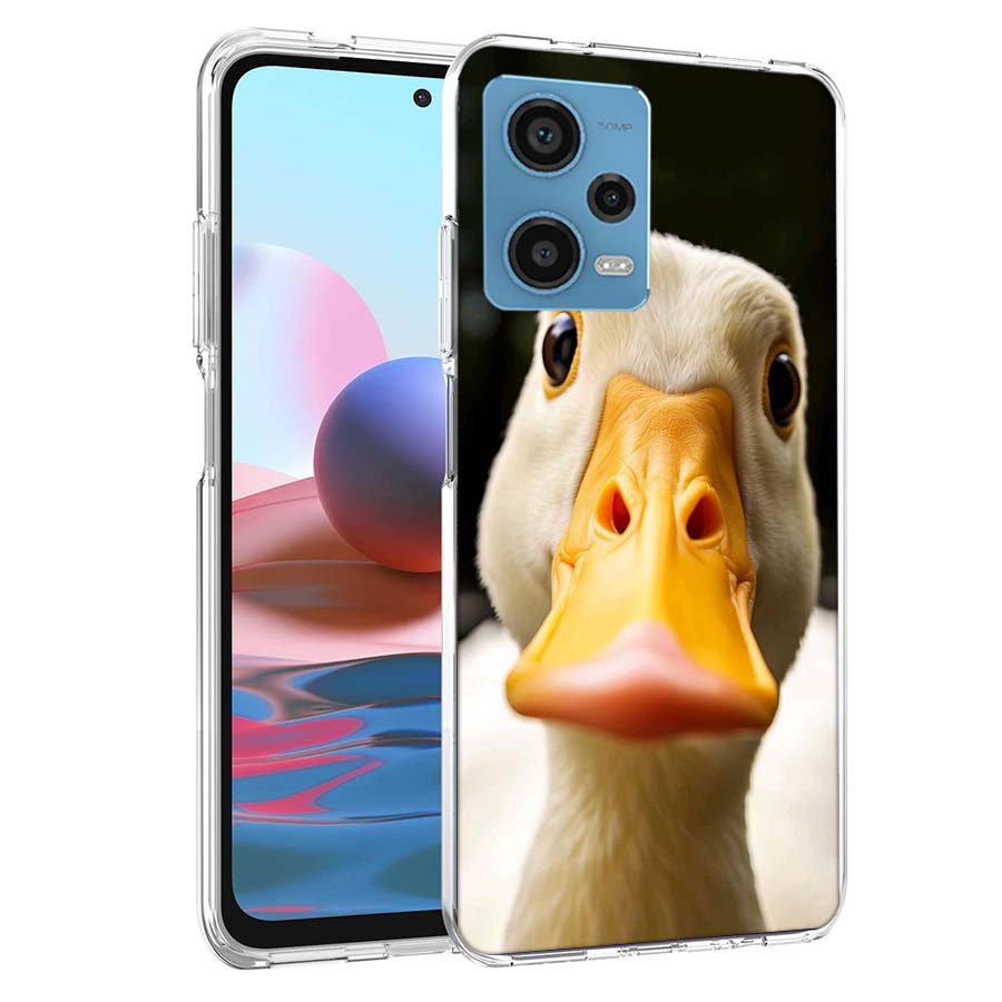 Yellow Duck Phone Case For Redmi Note 13 12 14 15 Pro Plus 13R 11 11T 11E 11S 10 Pro 10S 9 9S Cover Cell Clear TPU Capa Cases Sh