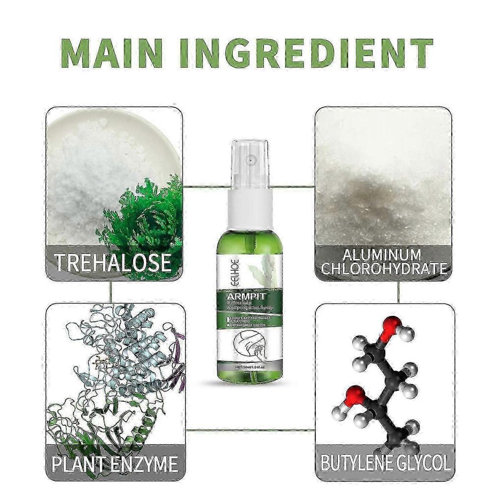 EELHOE Underarm Cleansing Deodorant with Lasting Fragrance - Mild and Non-Irritating