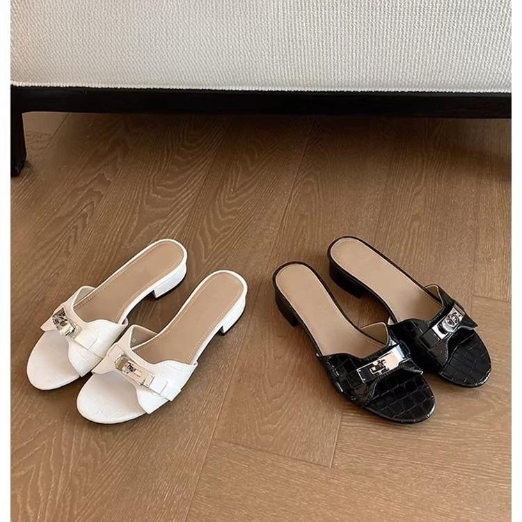 Buty antypoślizgowe na grubej podeszwie, Kapcie, Sandały damskie