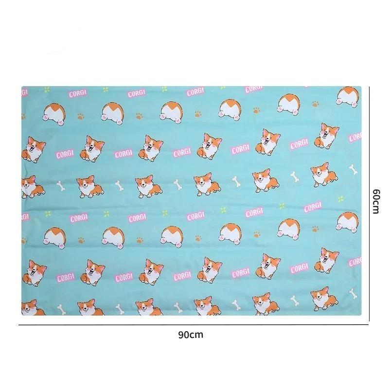 Reusable Pet Cooling Mat Waterproof Gel Pad For Dogs And Cats Summer Non Toxic Cool Bed Mat