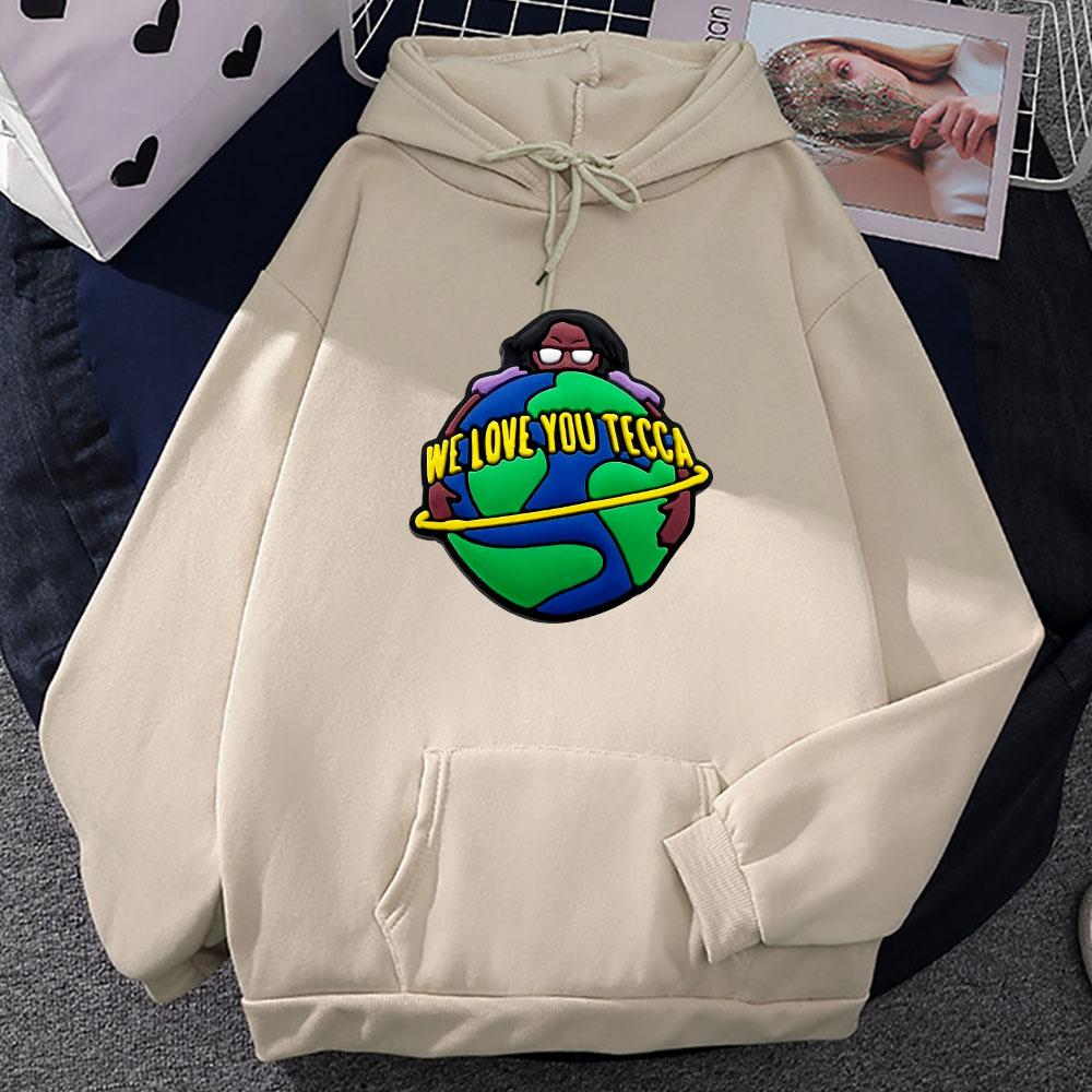 We Love You Lil Tecca Hoodies Rapper Graphic Heavy Mental Unisex Streetwear Hip Hop Long Sleeve Male Sweatshirts Printing Hoodie