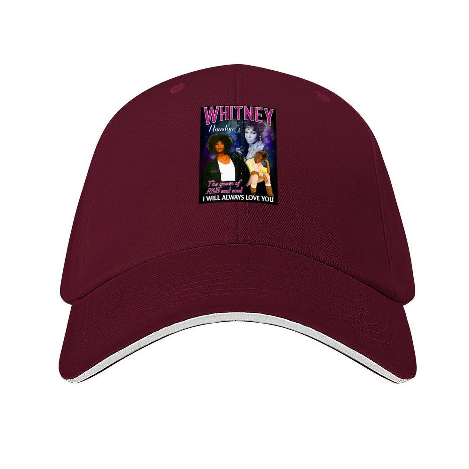 Whitney Houston So Emotional Queen Of RB Soul I Will Always Love You Retro Tee I Love This Shir Baseball Cap