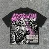 La T-shirt 3D 2025 Volontà di Dio Teschio Modello Retro T-shirt Grafica Stampata Uomo e Donna Y2K Oversize T-shirt Street Wear