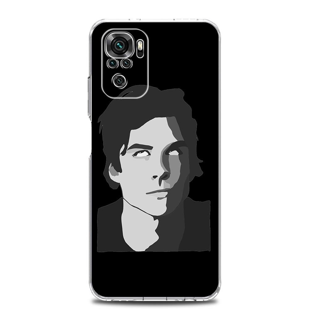 Phone Case For Xiaomi Redmi Note 13 12 5G 9S 9 8 10 11 Pro Plus 4G 9T 13C 12C 10C 9C 9A 7 Pro Cover The Vampire Diaries Damon