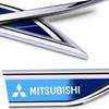 Adesivo Metallico Protettivo per Carrozzeria Auto Emblema Lama Laterale Parafango Auto per Mitsubishi ASX Pajero Outlander L200 EVO Lancer EX Accessori
