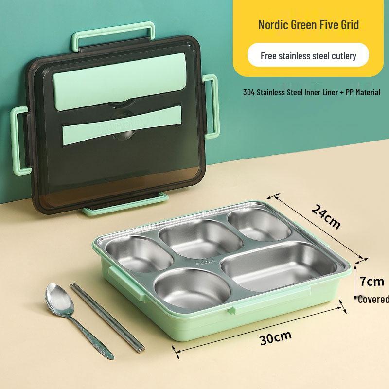 ZISIZ 304 Stainless Steel Lunch Box for Kids