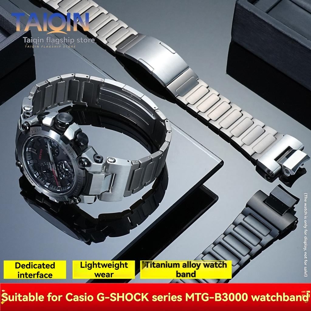 Modified Quick Release Titanium alloy strap For Casio G-SHOCK 5672 MTG-B3000 solid Titanium metal Watchband Bracelet Accessories
