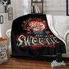 1pc Chucky Sweetie Throw Blanket Soft Flannel, Cozy All Season Polyester Perfect for Home, Office