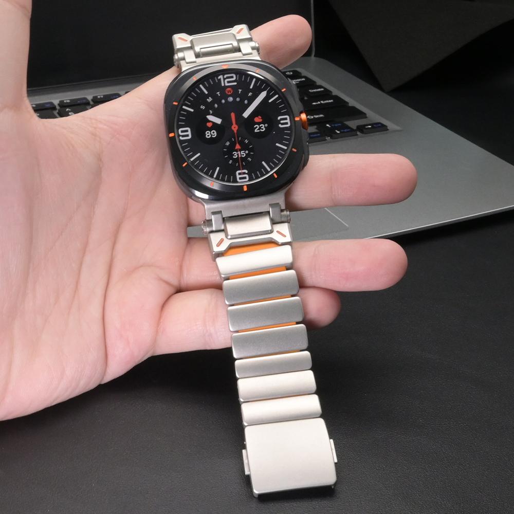 Titanium Watchband for Samsung Galaxy Watch 8 Classic Strap 46mm 8 44mm 40mm Man Metal Bracelet for Galaxy Watch Ultra 2025 2024