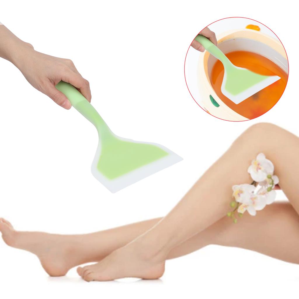 Reusable Silicone Wax Spatulas Heatproof Waxing Applicator with Hanging Hole for Home Salon