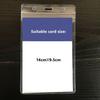 Credential Holder with Lanyard Waterproof Transparent Large Pocket  5pcs/set