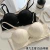 New small egg lace underwear women's small breasts gather and show large breasts round cup no steel ring bra