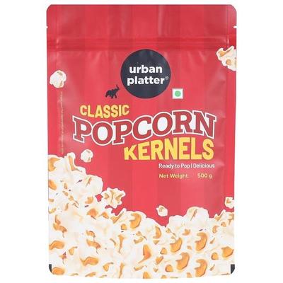 Urban Platter Grãos de pipoca, 500g (Pronto para estourar | Sem tempero)