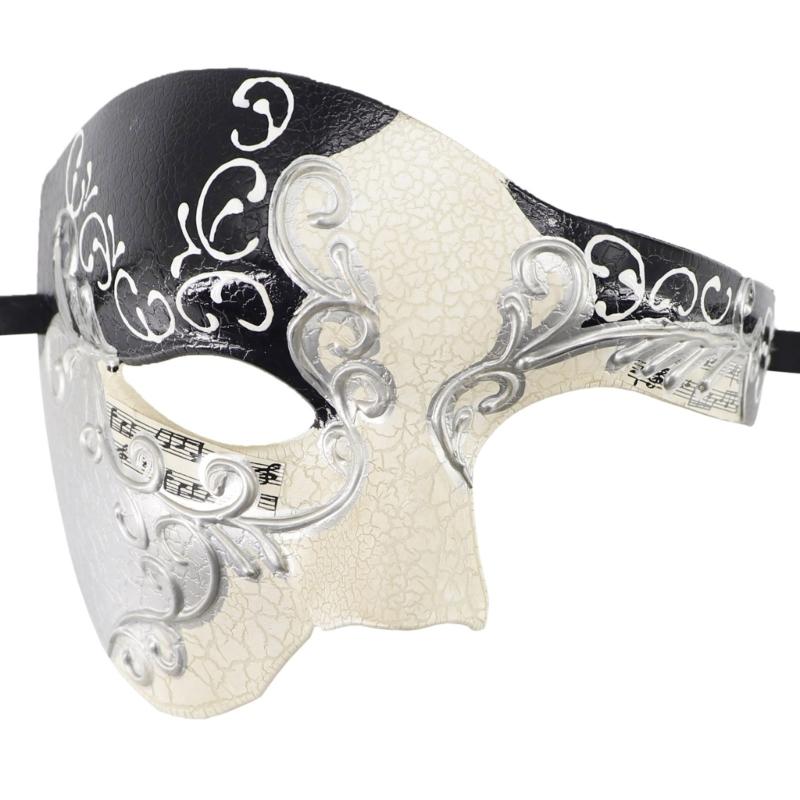 Masquerade Mask Venetians Party Mask Halloween Costume Mask Mardi Gras Mask for Women Men Half Face Mask Eye Mask